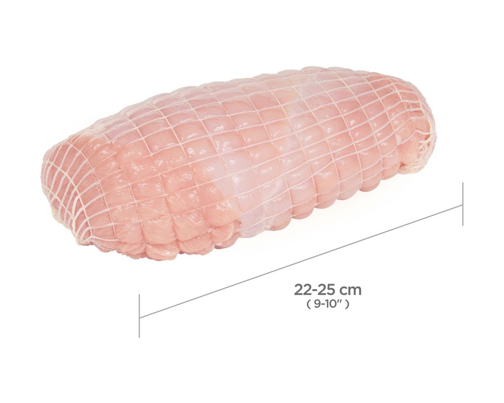 Boneless skinless turkey breast roast in net